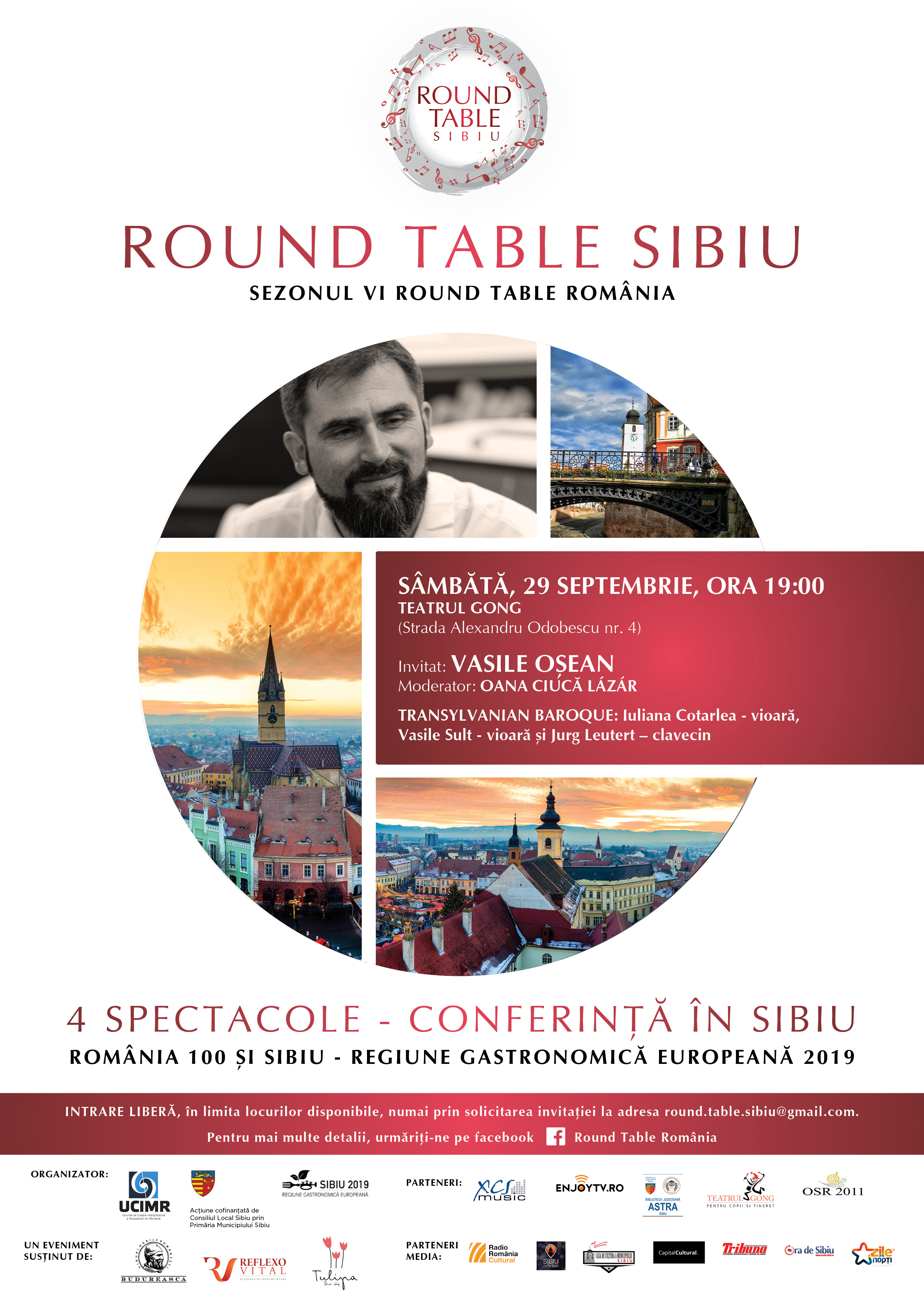 Vasile Osean invitat la Round Table Sibiu