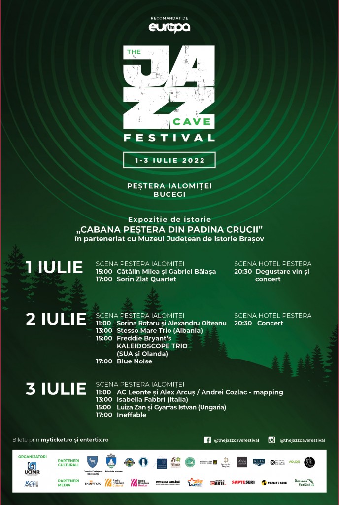 Întoarcerea la Peșteră. The Jazz Cave Festival 2022 va avea loc în