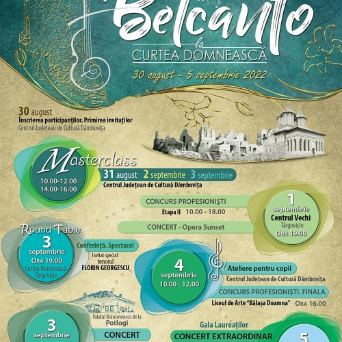 AFIS BELCANTO 30 AUGUST - 5 SEPTEMBRIE 2022