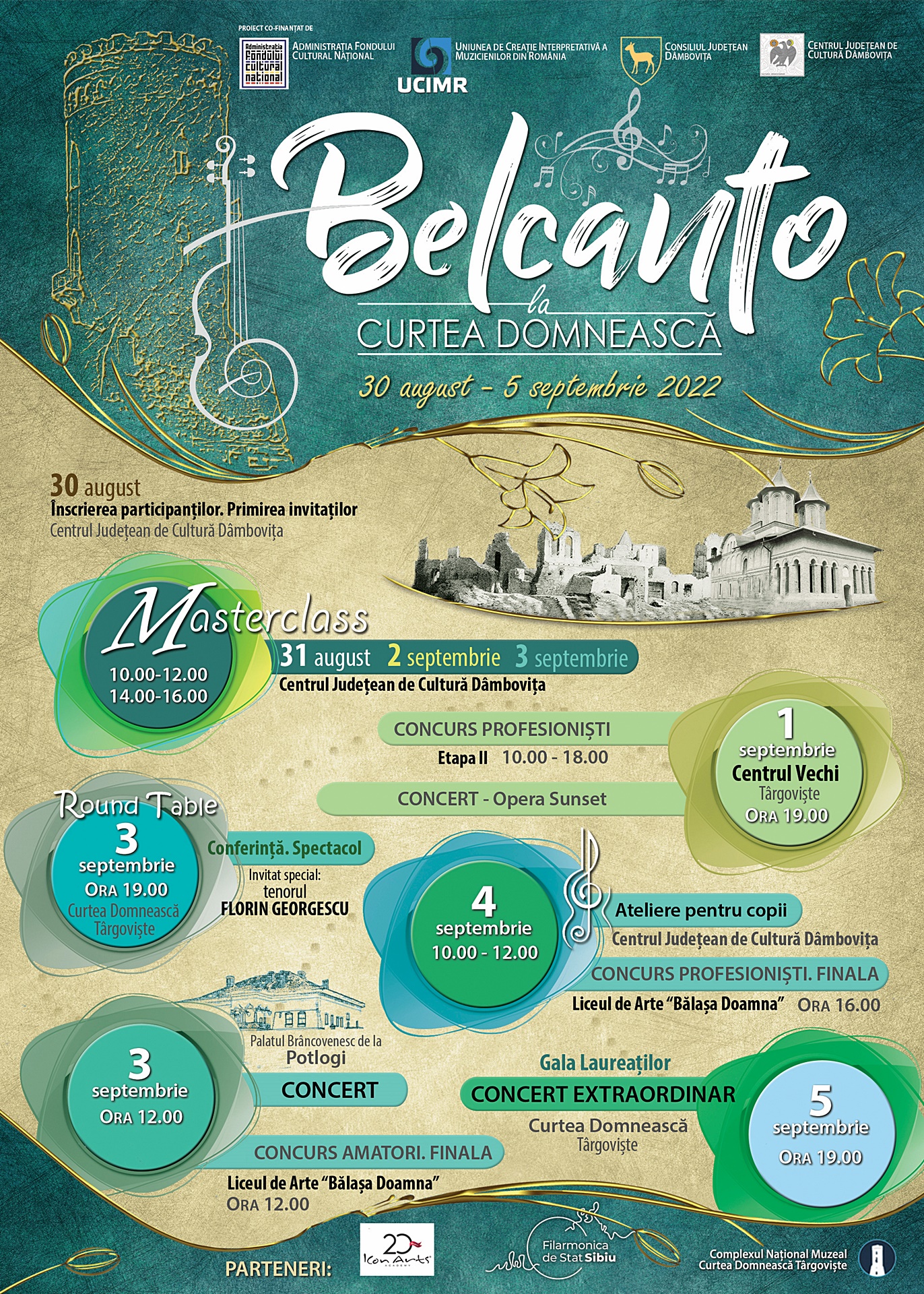 AFIS BELCANTO 30 AUGUST - 5 SEPTEMBRIE 2022